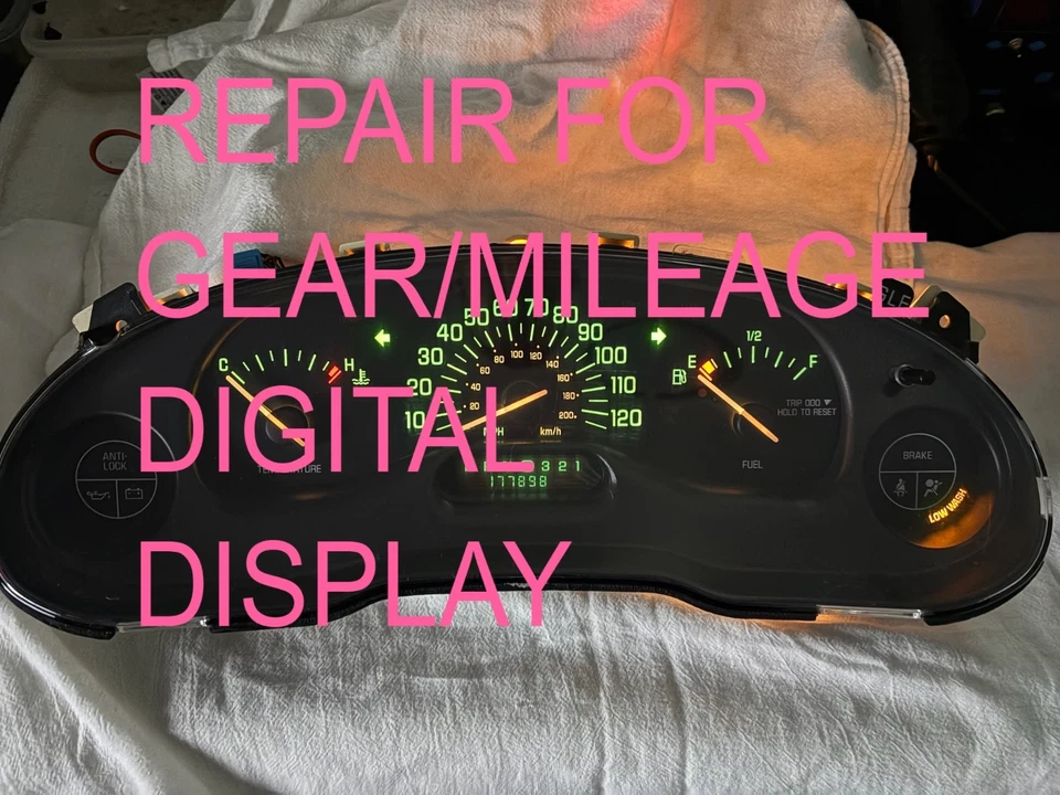 SERVICIO DE REPARACIÓN PARA PANTALLA LCD REGAL CLUSTER 1997-2005 BUICK CENTURY/1997-2004 Foto 1 de 1