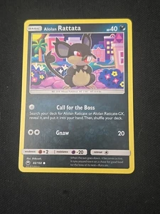 Alolan Rattata 84/168 Sonne & Mond Himmelssturm Regular Pokemon TCG LP - Bild 1 von 2