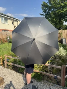 Vintage Giorgio Armani Grey Umbrella - Picture 1 of 9