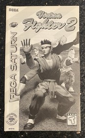 Virtua Fighter 2 Instruction Manual Booklet Sega Saturn Excellent Condition RARE