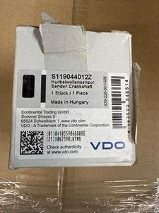 BMW Crankshaft Position Sensor - CONTINENTAL VDO - S119044012Z - NEW OEM - Foto 1 di 3