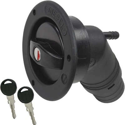 Diesel Einfüllstutzen Tankstutzen Tankdeckel Wohnmobil Caravan Boot Camper 40 mm - Bild 1 von 4