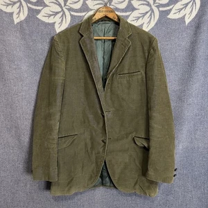 McGregor Vintage 70er grün Cord Blazer Sport Mantel Jacke Herren Hergestellt in den USA L/XL - Bild 1 von 8