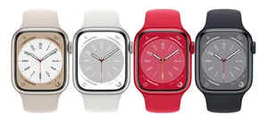 Apple Watch Series 8 45mm (GPS + komórka) aluminiowa obudowa - bardzo dobra - Zdjęcie 1 z 21