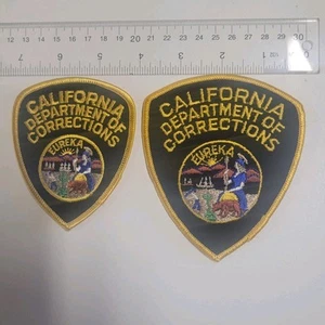 2 California department of Corrections patches, free shipping - Picture 1 of 2