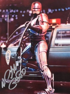 8x10" Robocop Print Signed by Peter Weller with Monopoly Events COA - Picture 1 of 3