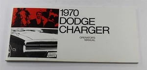 NEW 1970 Dodge Charger Owners Manual - Picture 1 of 1