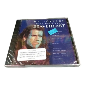 Mel Gibson More Music from Braveheart Original Soundtrack CD New Sealed - Picture 1 of 12