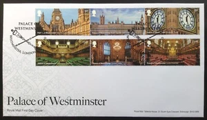 2020 Palace of Westminster Set on Unaddressed First Day Cover, Westminster S/H/S - Bild 1 von 2