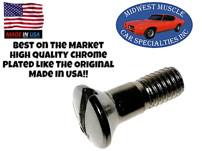 Espelho retrovisor parafuso cromado GM janela frontal para-brisa interior 1 peça CG - Imagem 1 de 4