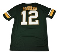 NFL Team Apparel Mens Green Bay Packers Aaron Rodgers Football Jersey New M-2XL