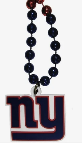 New York Giants Mardi NFL MARDI BEADS NECKLACE WITH MEDALLION Cover