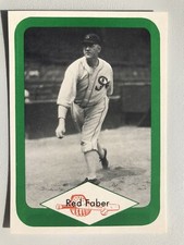1975 Sheraton Great Plains Greats RED FABER #20 HOF Chicago White Sox