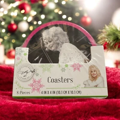 Posavasos Dolly Parton Dolly 8 quilates doble cara sellados recuerdos de país nuevos Foto 1 de 4