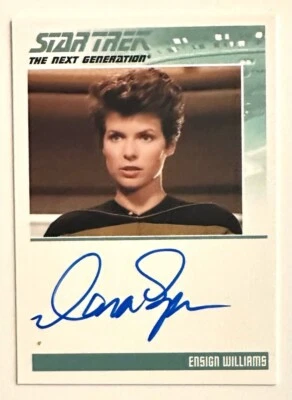 STAR TREK NEXT GENERATION : DANA SPARKS as ENSIGN WILLIAMS AUTO CARD - Image 1 of 2