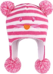 Toddler Kids Infant Winter Hat Boys Girls Ear flap Knit Warm Cap Fleece Beanie - Picture 1 of 154