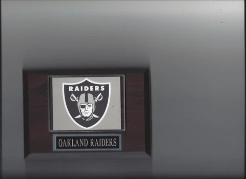 OAKLAND RAIDERS LOGO PLAQUE FOOTBALL NFL Cover