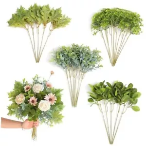 Artificialery Stems Box Set, 30pcs with 4 Kinds of Mixed Fauxery Picks Green - Picture 1 of 7