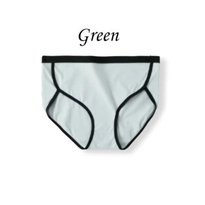 Plus Size Lingerie Women Cotton Patchwork Panties Mid Waist Underwear Comfy New - Image 1 of 4