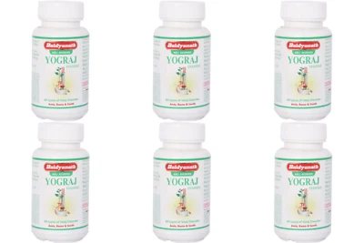 6 x Baidyanath Yogaraj Guggulu (120 comprimidos) Útil en dolores articulares (720 pestañas) Foto 1 de 3