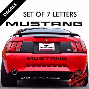 MUSTANG REAR BUMPER INSERT DECALS VINYL LETTERS 99-04 |33 - Picture 1 of 10