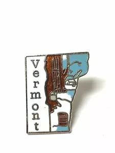 Vermont State Form Hut Anstecknadel hinten - Bild 1 von 3