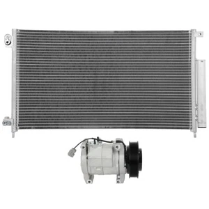AC Condenser & AC Compressor Cooling Kit For 2003-07 Honda Accord 2.4L - Bild 1 von 10
