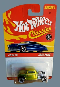 Ford Zamac Classics Series 1 2005 Hot Wheels 1932 anticongelante 6/25 línea blanca 5 puntos - Imagen 1 de 13