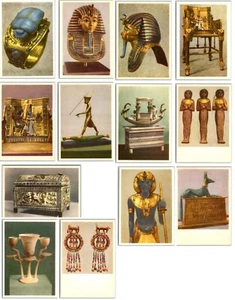 Vintage lot of 13 Selket ~ King Tut ~ Tut ANK EGYPT MUSEUM CAIRO Egyptian Art - Picture 1 of 24