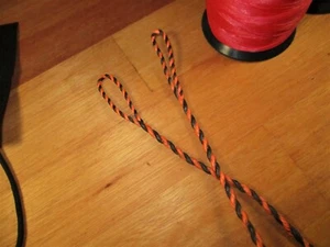 Orange Flemish Twist Bow String. Custom B55 Longbow, Recurve up to 60 Pound - Picture 1 of 12