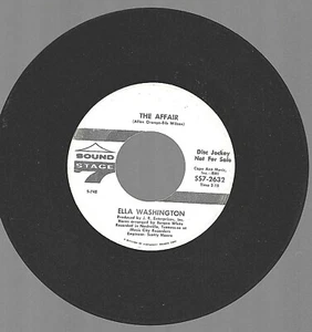 ELLA WASHINGTON: The Affair/Stop Giving your man away (SS7-2632 DJ COPY) - Picture 1 of 2