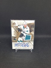 2021-22 SP Game Used Gold Jersey Autographs #67 Tomas Hertl/125