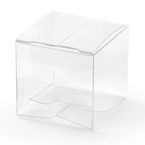10 Stück Geschenkboxen Würfel aus Kunststoff Schachtel - Bild 1 von 4