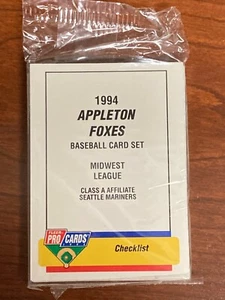 1994 APPLETON FOXES FLEER PROCARDS TEAM SET ALEX RODRIGUEZ (FACTORY SEALED) - Picture 1 of 2