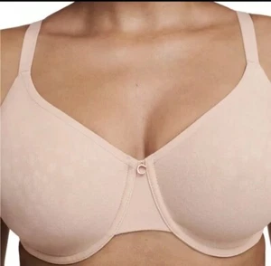 Chantelle 18J2 Comfort Chic Back Shaping Minimizer Bra 32DDD Nude NWT Underwire - Picture 1 of 7