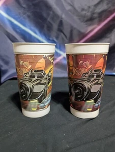 Vintage 90er McDonalds DC Batman Returns 1992 Batmobile Coca Cola Coke Tasse 2 Stück - Bild 1 von 4