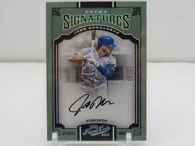 JOSH DONALDSON 2016 PRIME CUTS PRIME AUTOGRAPH AUTO! #33/49! TORONTO BLUE JAYS! - Image 1 of 2