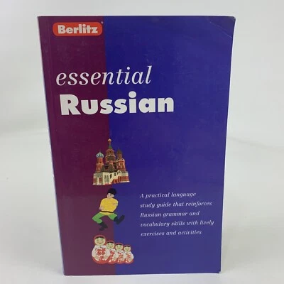 Russian - Berlitz Essential Russian Paperback A Practical Language Guide That - Image 1 of 4