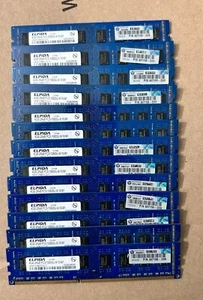 Lot of 13 RAM memory ELPIDA 4GB PC3-10600U For Desktops - Picture 1 of 3