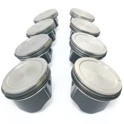 GM OEM 5.3L LM7 Standard Size Pistons w/Rings & PRESSED PINS (Set of 8) GEN III - Image 1 of 4