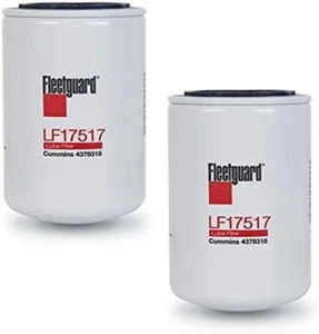 (2) ENGINE OIL FILTER NISSAN TITAN XD CUMMINS DIESEL ISV 5.0 LF17517 PAIR - Picture 1 of 2