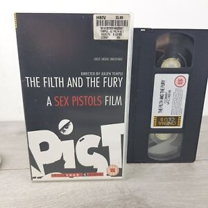 Sex Pistols VHS Tape The Filth And The Fury Punk Rock Sid Vicous Jonny Rotten