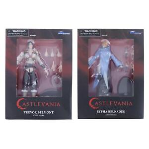Castlevania 7 Inch Action Figures Set of 2 | Sypha Belnades & Trevor Belmont