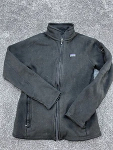 Patagonia Womens Black Full-Zip Polyester Fleece Jacket Size S - Picture 1 of 7