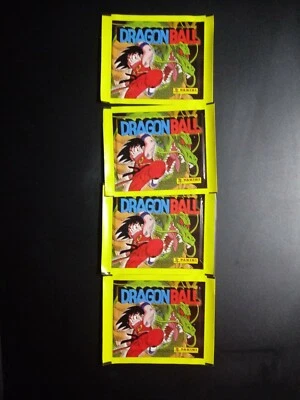 1986 Panini Dragonball Sticker Pack 4 Pack Lot  - image 1 of 2