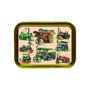 MOTORES DE TRACCIÓN Tractor Enrollado Vapor Tabaco Caja de Lata Fumar Cigarrillo - Imagen 1 de 2