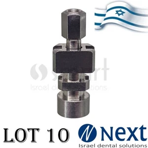Lot x 10 Multi Unit titanium open transfer MIS compatible thread 1.6 mm - Picture 1 of 3