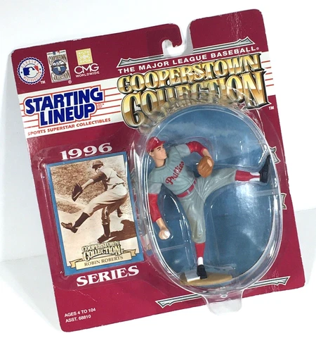 STARTNG LINEUP Robin Roberts 1996 SERIES Sports Action Figure & CARD Kenner NEW Cover