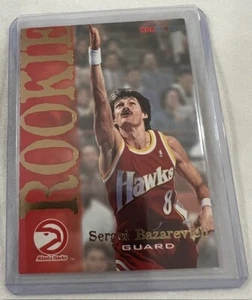 Sergei Bazarevich 1994-95 NBA Hoops Rookie Basketball card #301 Hawks - Picture 1 of 2