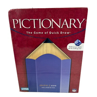 Juego de mesa Pictionary Milton Bradley Quick Draw 2007 de colección ¡Nuevo y sellado! Foto 1 de 4